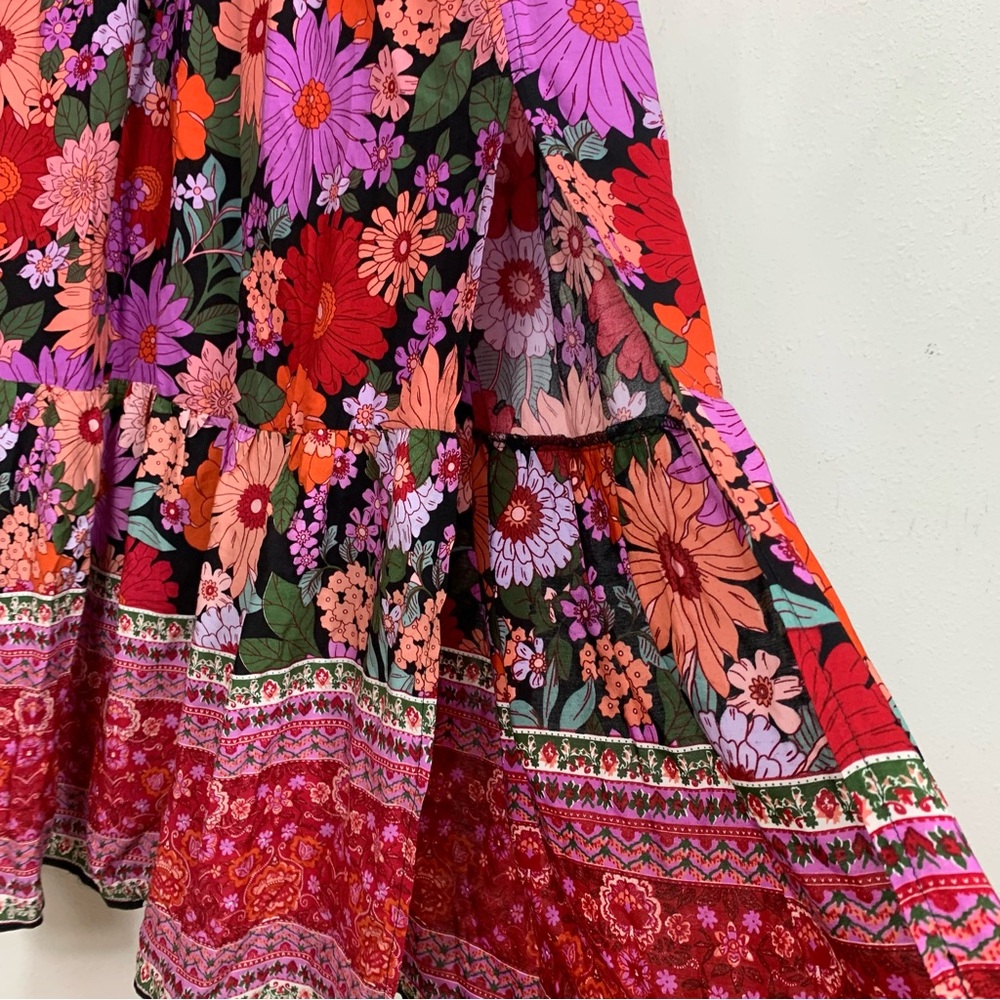 Baltic Born Floral Maxi Dress in Black, Red, Pink, Purple - Picture 6 of 12